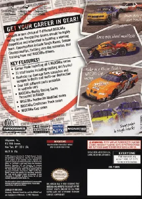 NASCAR - Dirt to Daytona box cover back